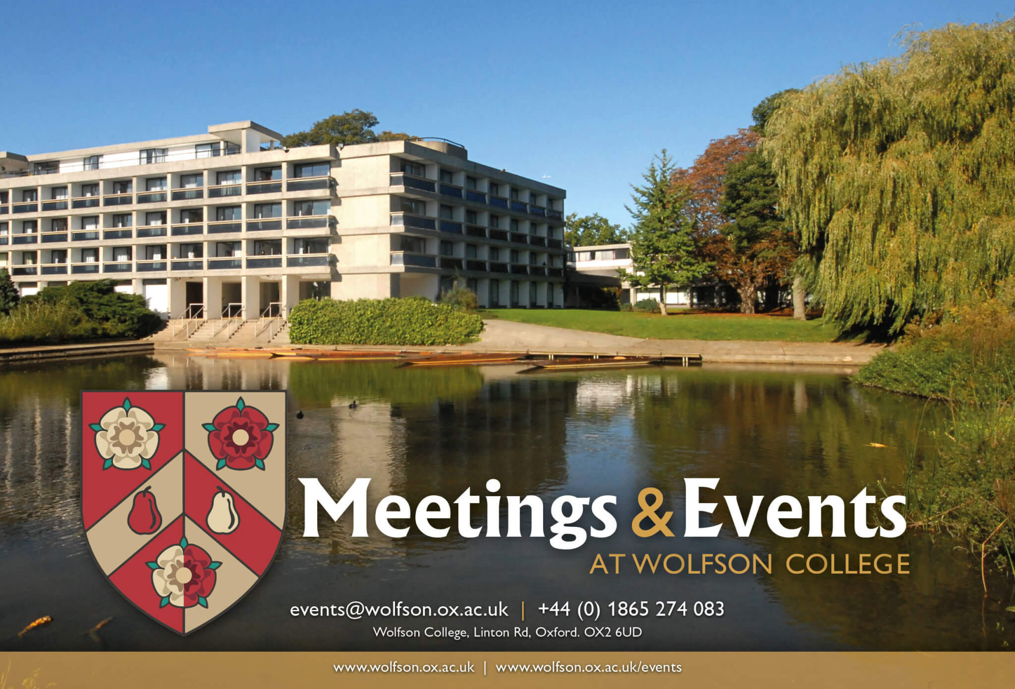 Wolfson College Oxford Launches Its Meetings & Events Brochure - MYA ...